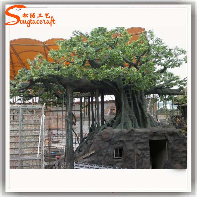 巧奪天工的松濤仿真榕樹(shù)是怎樣制成的