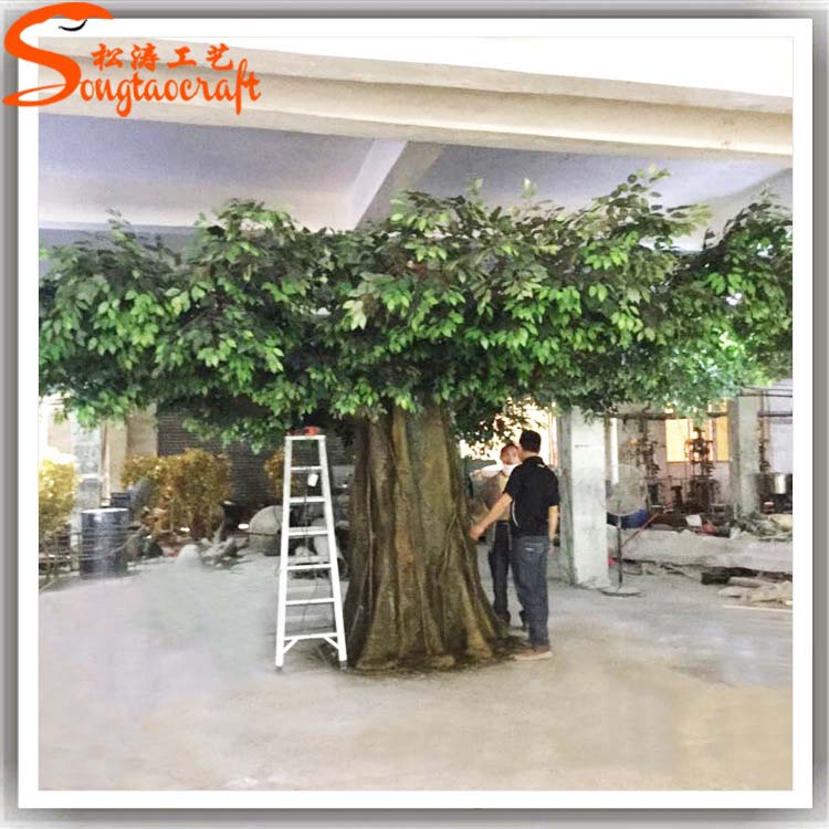 巧奪天工的松濤仿真榕樹(shù)是怎樣制成的