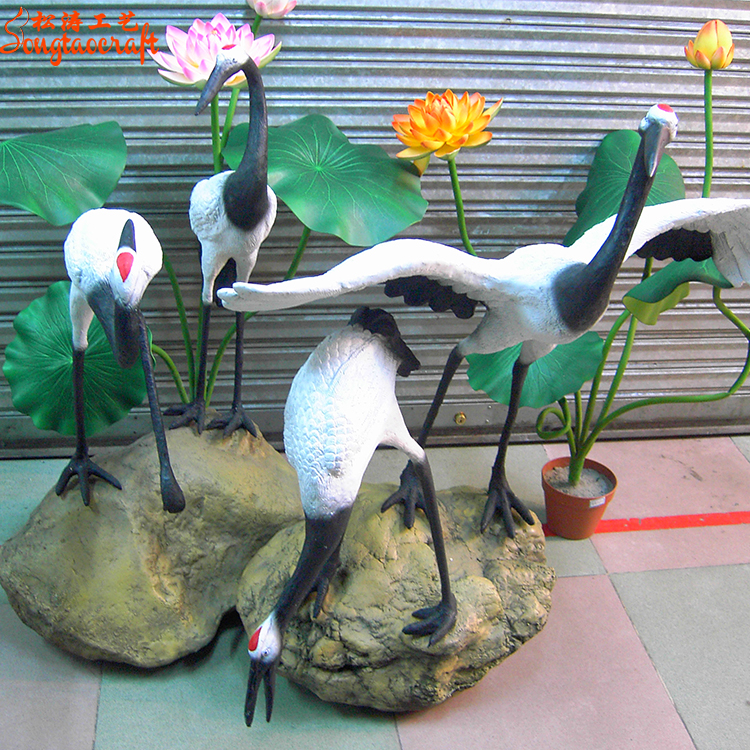 仿真動物仙鶴