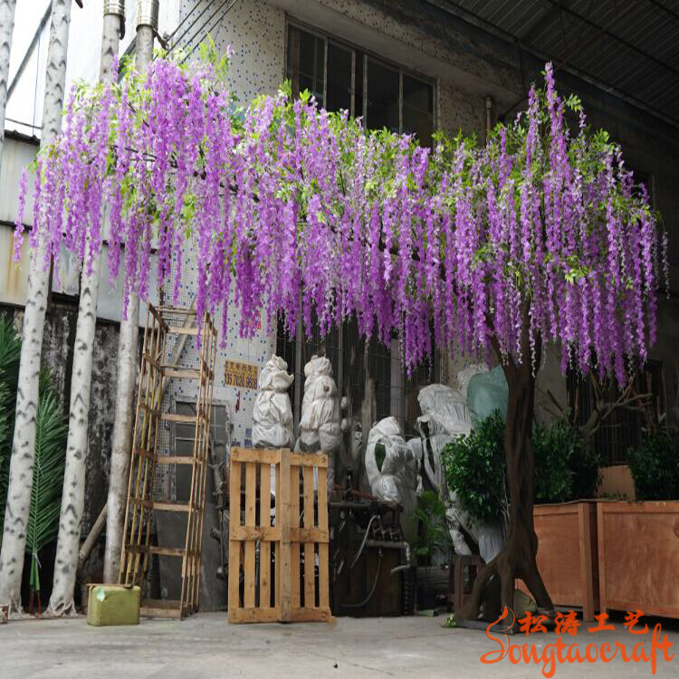 仿真紫藤花仿的“維妙維翹”的秘訣是什么？